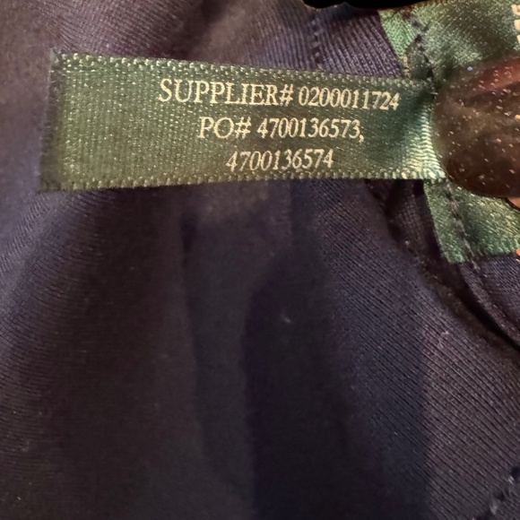 Lauren Ralph Lauren Navy Moto Jacket with Gold Hardware – Size 10 - Picture 7 of 7